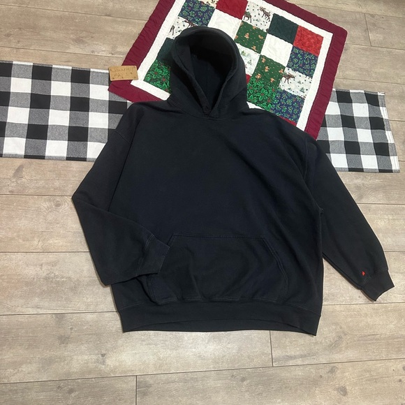 Y2K Gildan Men’s Black Heavy Blend Hoodie Sweatshirt Size 2X - Picture 4 of 9